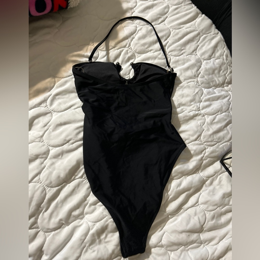 Black One-Piece Swimsuit